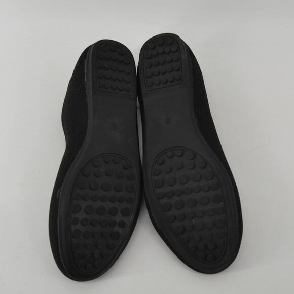 Arromic Womens Ballet Flats Sz 8 Black Knit Round Toe Casual - Picture 4 of 11